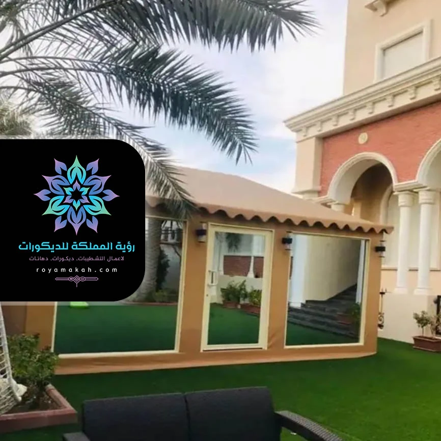 جلسات خارجية خشبية مكة