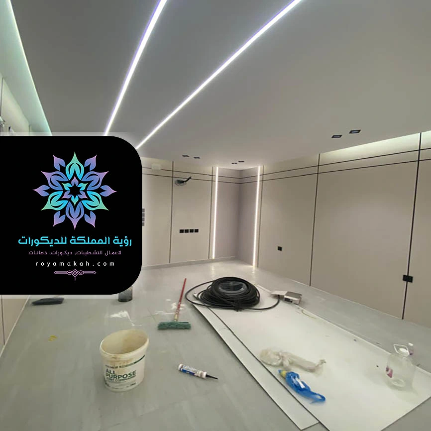 اضاءة ديكور سقف جدة