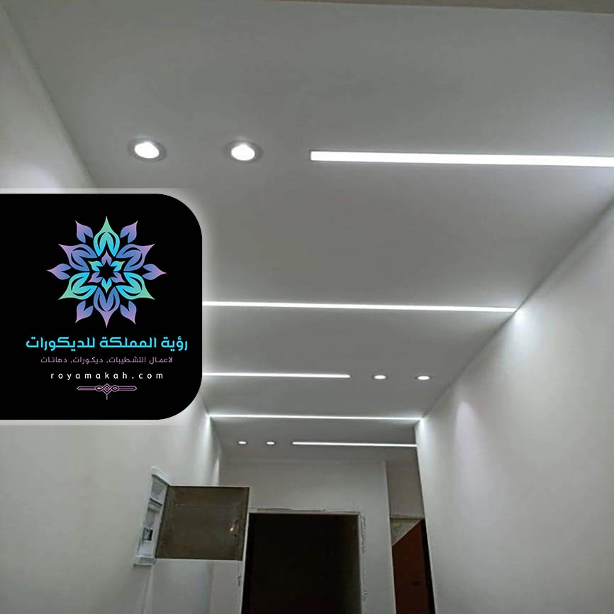 ديكور اضاءة السقف جدة