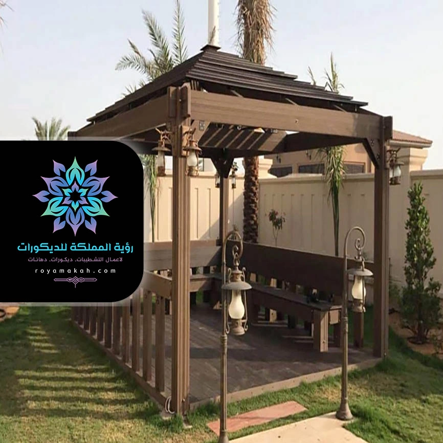 جلسات خارجية خشبية مكة