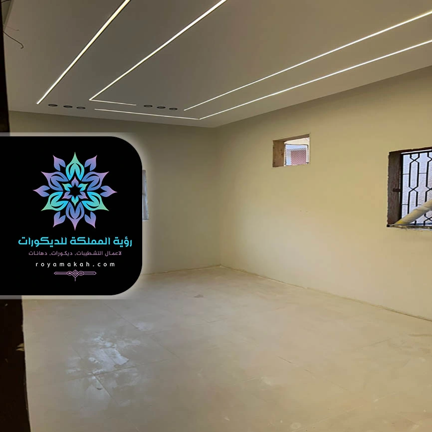 ديكور انارة سقف جدة