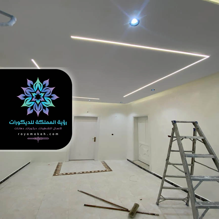 ديكورات انارة سقفية جدة