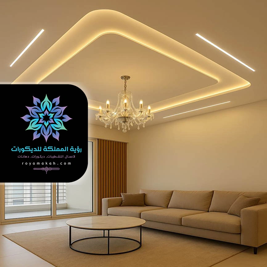 إضاءة سقف مخفية جدة