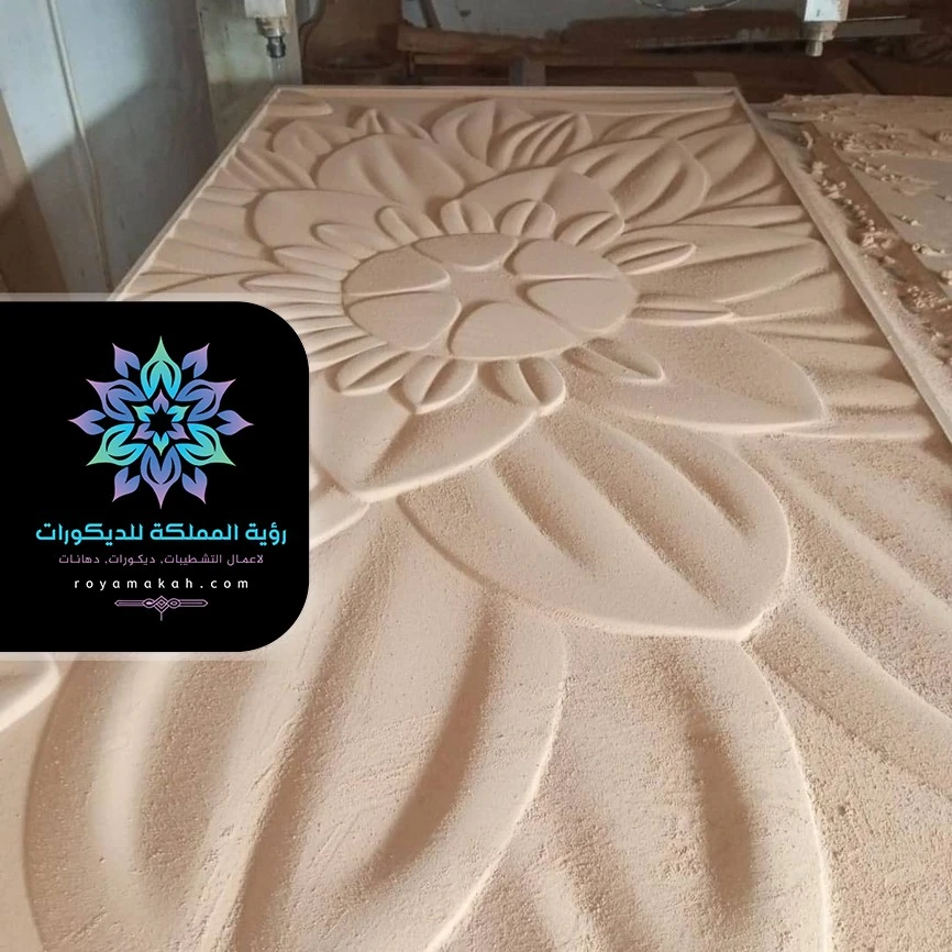 خشب محفور ديكور جدة